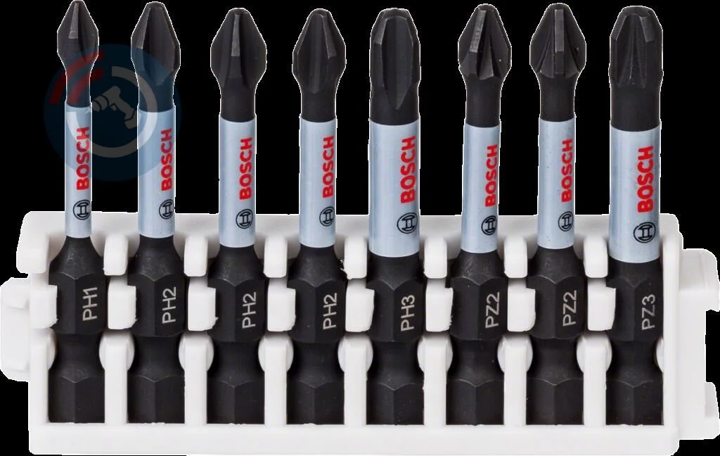 Bosch - Impact Control Serisi Vidalama Ucu 8'li PH1/PH2x3/PH3/PZ2x2/PZ3 *50mm